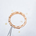 [⭐DORISW]SERPENTI RING PINK GOLD DIAMOND MOP 3MM