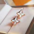 Aura STAR MOP PINK GOLD EARRINGS