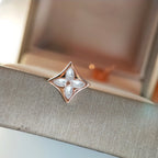 Aura STAR MOP PINK GOLD EARRINGS