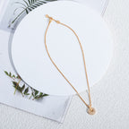 [⭐Veya]GARI ネックレス ピンクゴールド ダイヤモンド