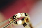 Aura LOVE NECKLACE DOUBLE RING GOLD
