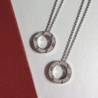 Aura LOVE HALSKETTE VERSTELLBAR SILBER
