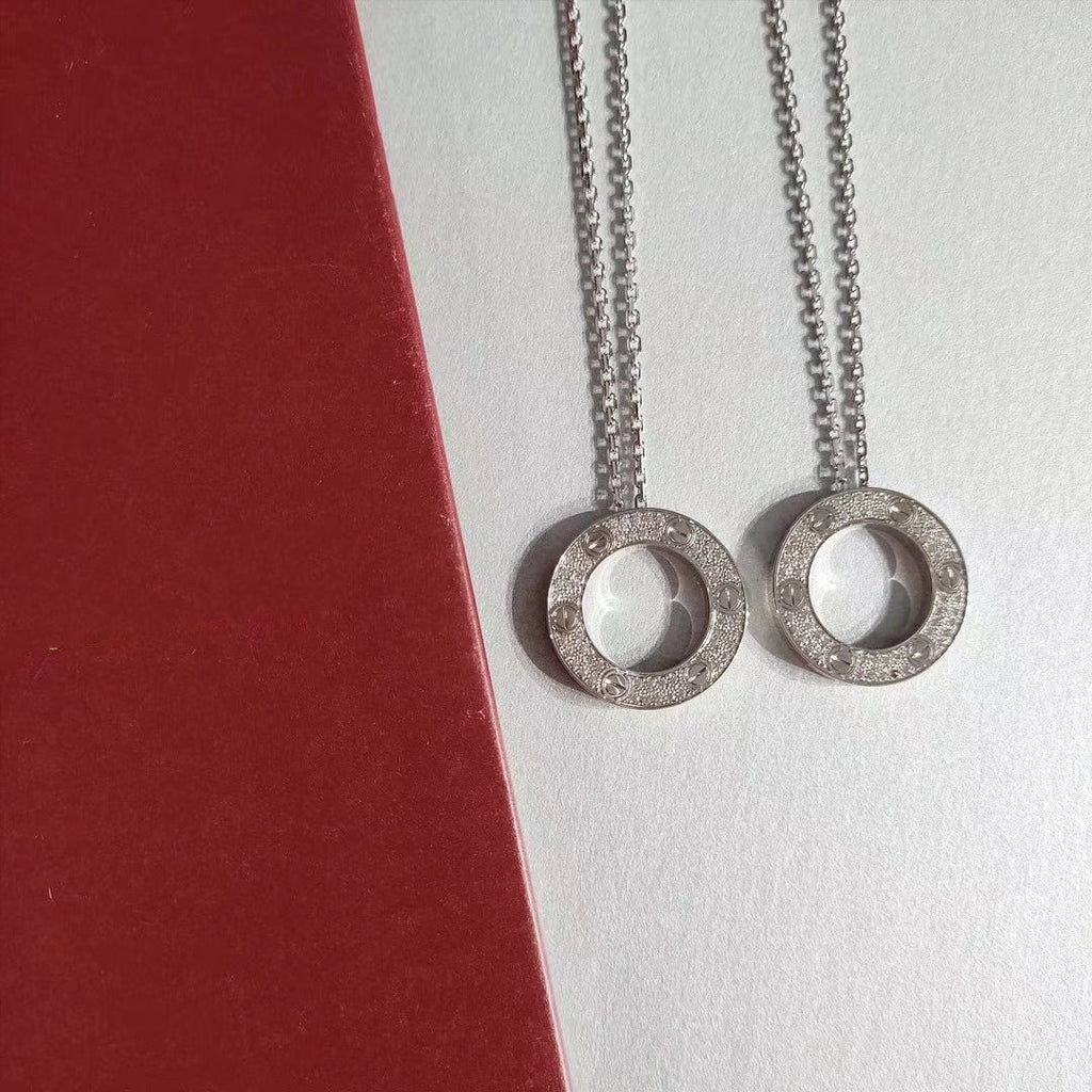 Aura LOVE HALSKETTE VERSTELLBAR SILBER