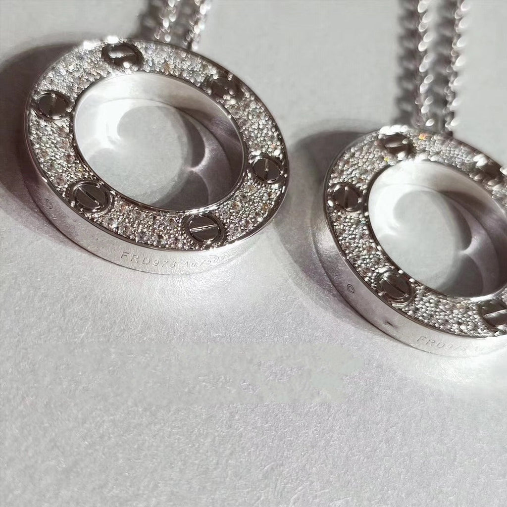 Aura LOVE HALSKETTE VERSTELLBAR SILBER