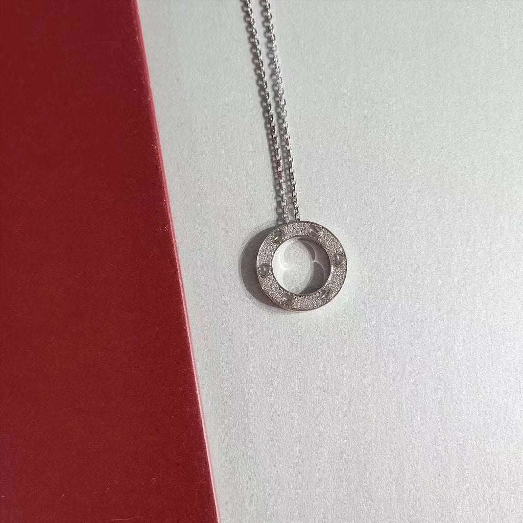 Aura LOVE HALSKETTE VERSTELLBAR SILBER