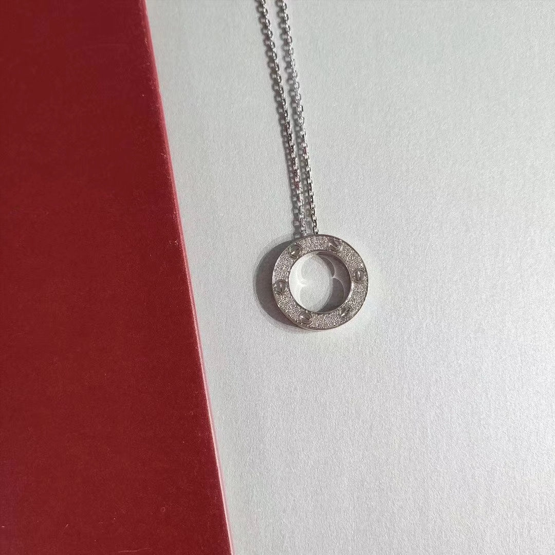 Aura LOVE HALSKETTE VERSTELLBAR SILBER
