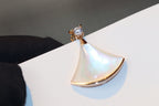 [⭐Veya]ドリームネックレス ホワイトMOP ピンクゴールド 1ダイヤモンド