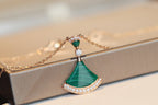 [⭐Veya]DREAM HALSKETTE MALACHIT DIAMANT