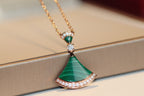 [⭐Veya]DREAM HALSKETTE MALACHIT DIAMANT
