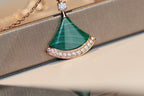 [⭐Veya]DREAM HALSKETTE MALACHIT DIAMANT