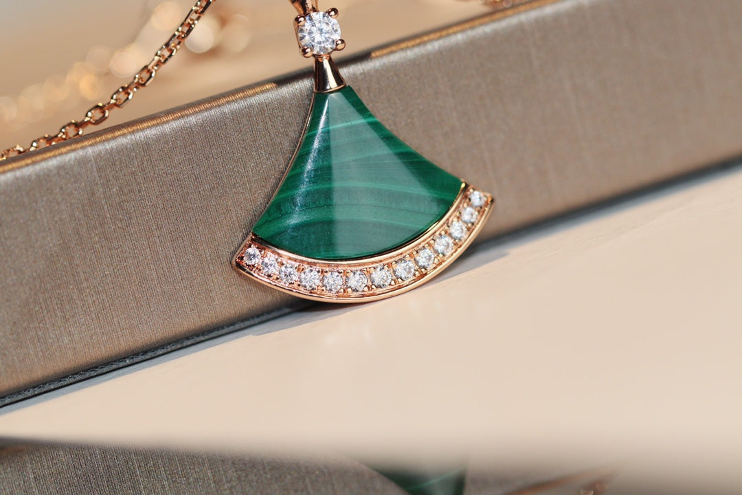 [⭐Veya]DREAM HALSKETTE MALACHIT DIAMANT