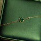 Aura SONNENMALACHIT 1 DIAMANT ROSÉGOLD ARMREIF