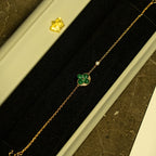 Aura SONNENMALACHIT 1 DIAMANT ROSÉGOLD ARMREIF