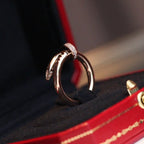Aura JUSTE RING 2.65MM PINK GOLD DIAMOND