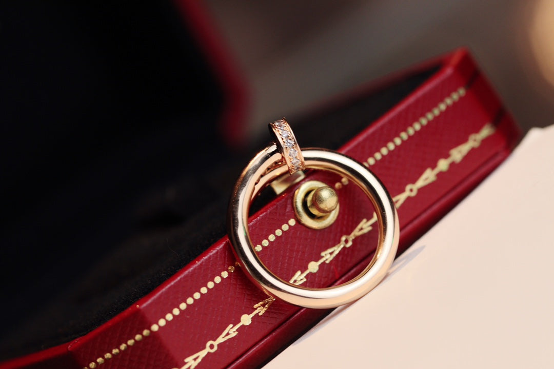 Aura JUSTE RING 2.65MM PINK GOLD DIAMOND