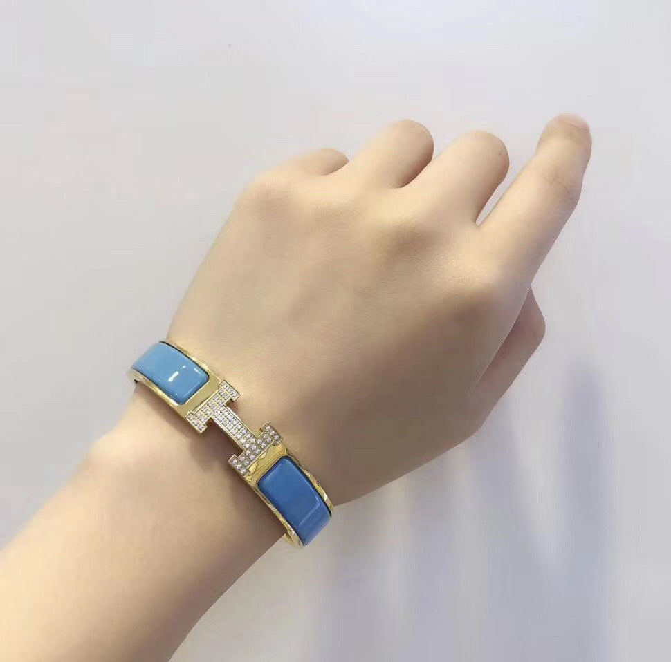 Aura H CLOUD BLUE BRACELET GOLD DIAMOND