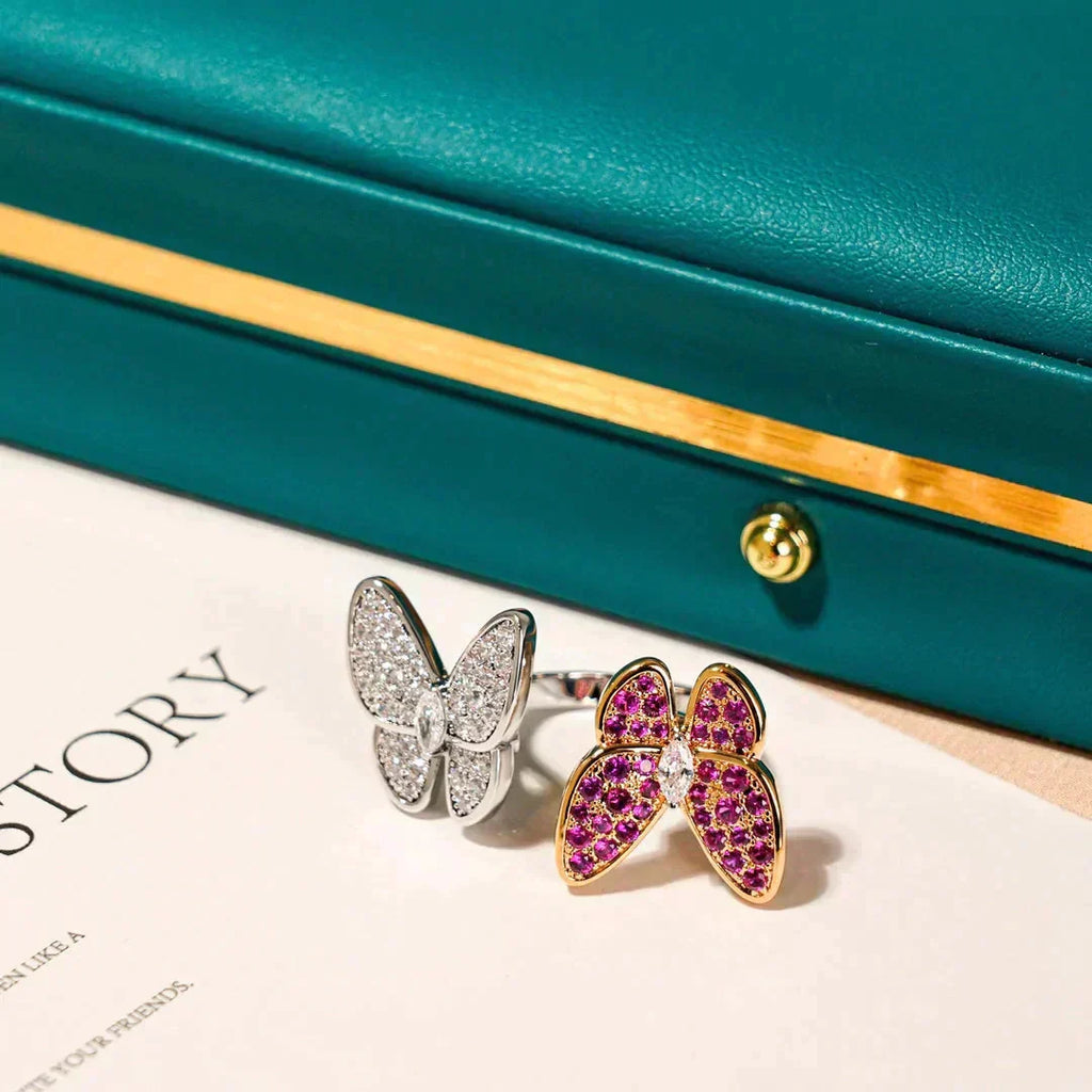 Aura TWIN BUTTERFLY DIAMOND RING