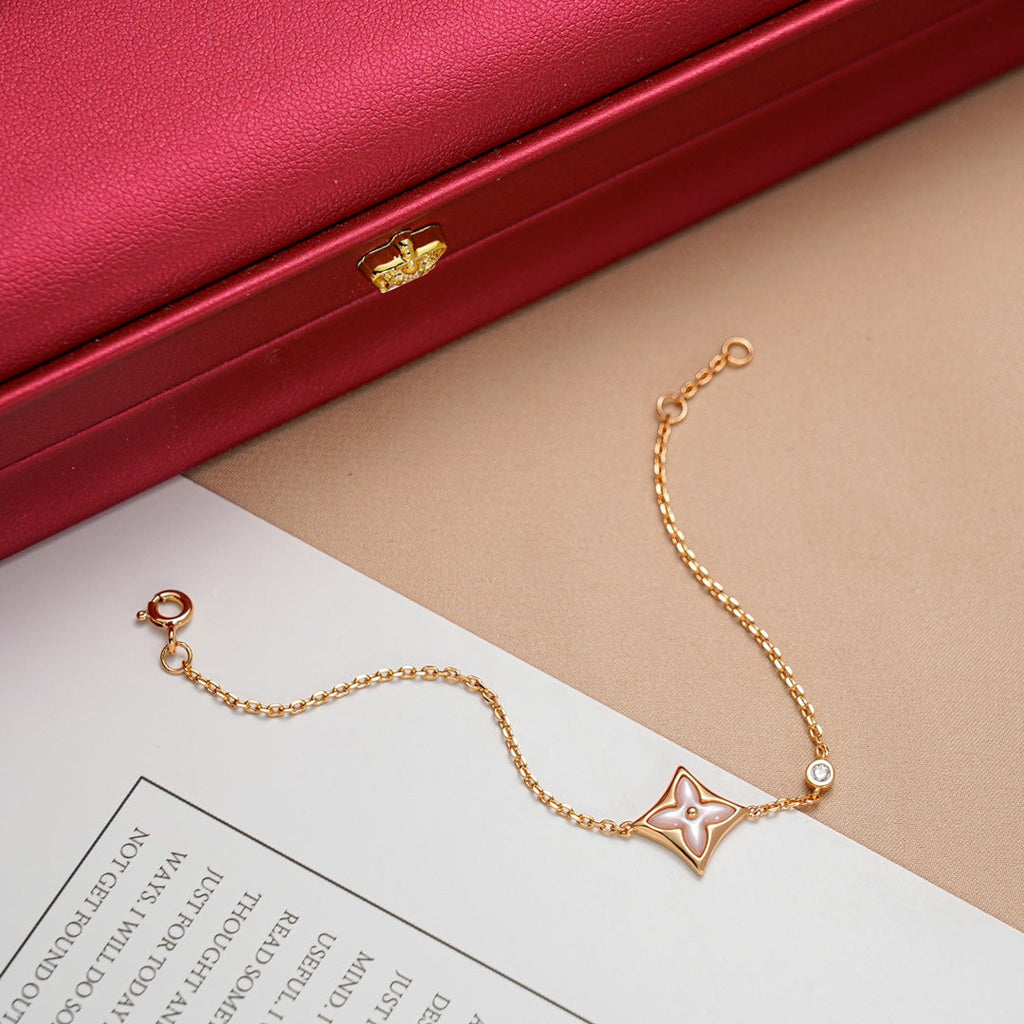 Aura STAR 1 DIAMOND PINK GOLD BRACELET