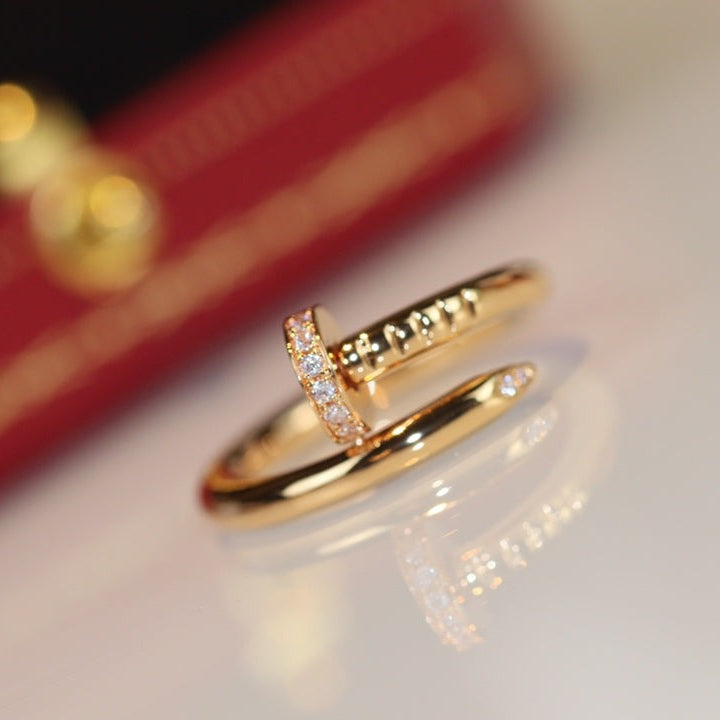 [⭐Aura ]JUSTE RING 2.65MM GOLD DIAMOND