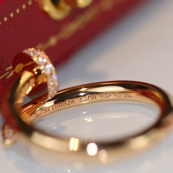 Aura JUSTE RING 2.65MM GOLD DIAMOND
