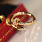Aura JUSTE RING 2.65MM GOLD DIAMOND