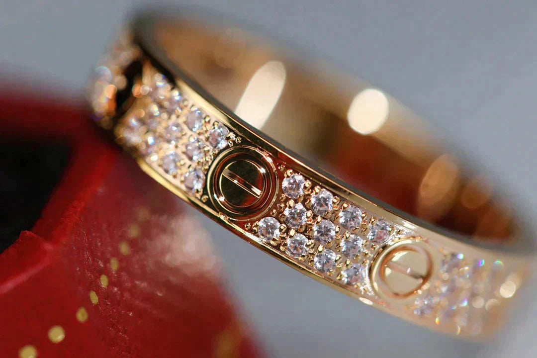 Aura LOVE RING 3.6MM DIAMOND PAVED
