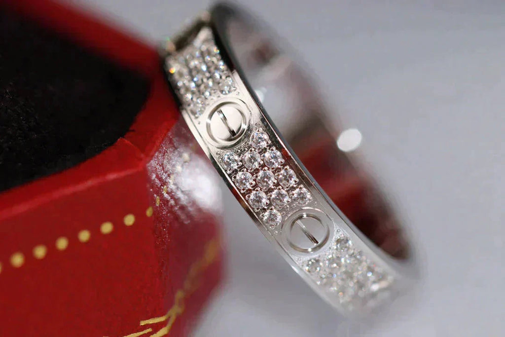 Aura LOVE RING 3.6MM DIAMANT PAVÉ