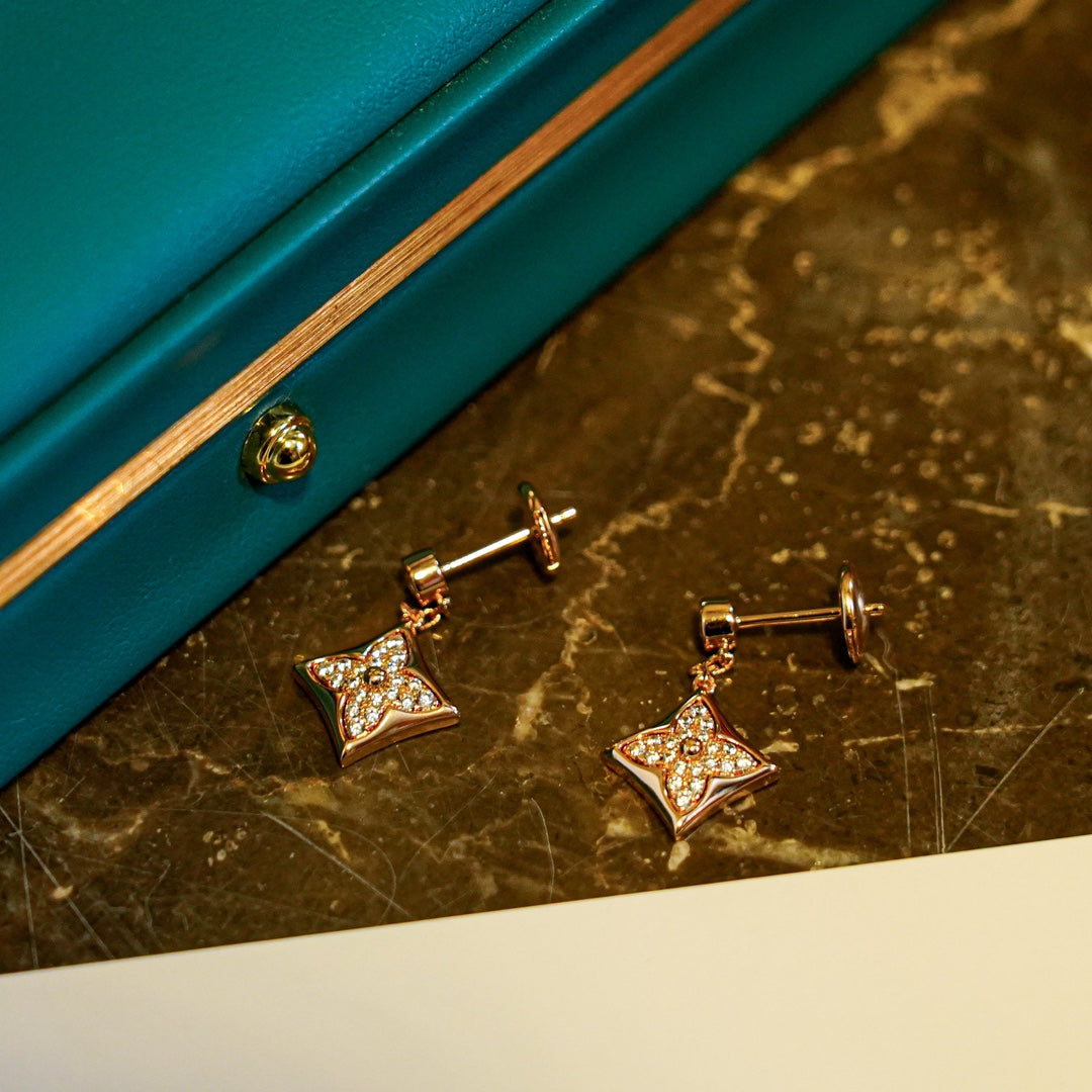 Aura STAR DIAMONDS OHRRINGE GOLD