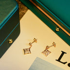 Aura STAR DIAMONDS EARRINGS GOLD