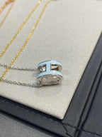 Aura POP H LIGHT BLUE NECKLACE