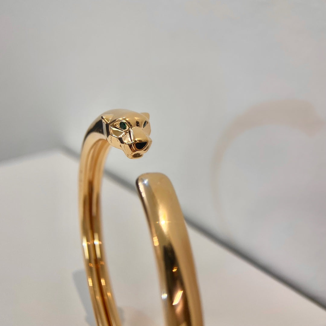 [⭐Aura ]PANTHERE GOLD OPEN BRACELET