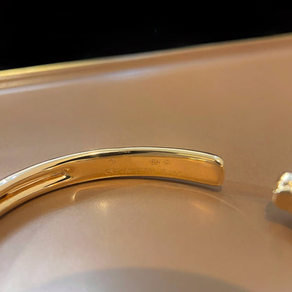 [⭐Aura ]PANTHERE GOLD OPEN BRACELET
