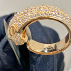 Aura PANTHERE PINK GOLD DIAMOND RING