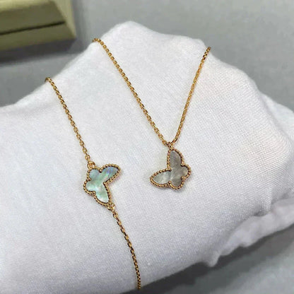 [⭐Aura ]BUTTERFLY DARK MOP BUTTERFLY BRACELET