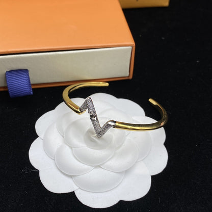 Aura VOLTE UPSIDE DOWN DIAMOND GOLD OFFENER ARMBREIF