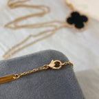 Aura CLOVER 25MM HALSKETTE GOLD ONYX