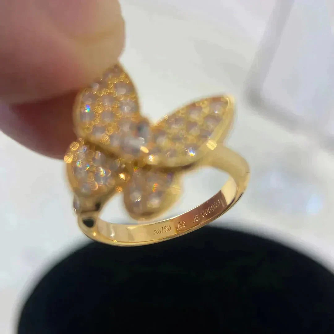 [⭐Aura ]BUTTERFLY DIAMOND RING