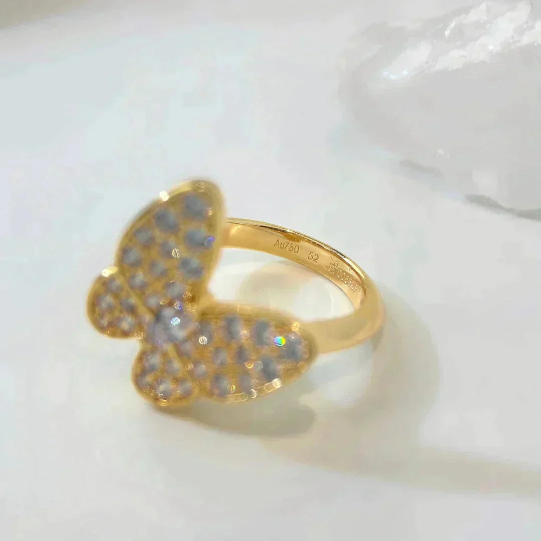 [⭐Aura ]BUTTERFLY DIAMOND RING