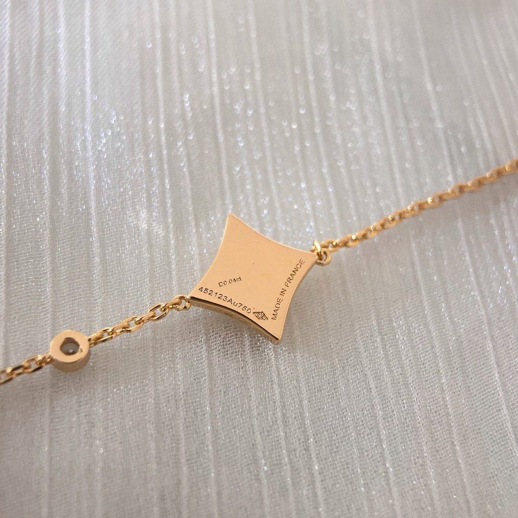 Aura COLOR STAR PINK GOLD DIAMOND BRACELET