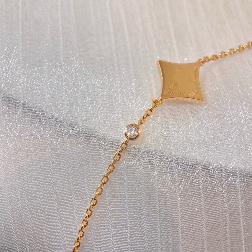 Aura COLOR STAR PINK GOLD DIAMOND BRACELET