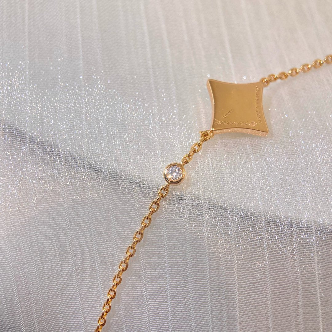 Aura COLOR STAR PINK GOLD DIAMOND BRACELET