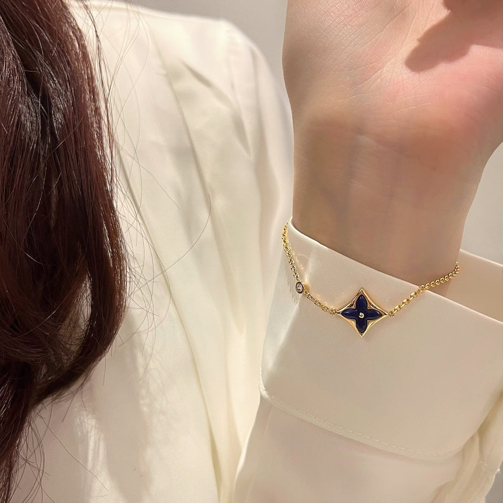 Aura COLOR STAR PINK GOLD DIAMOND BRACELET