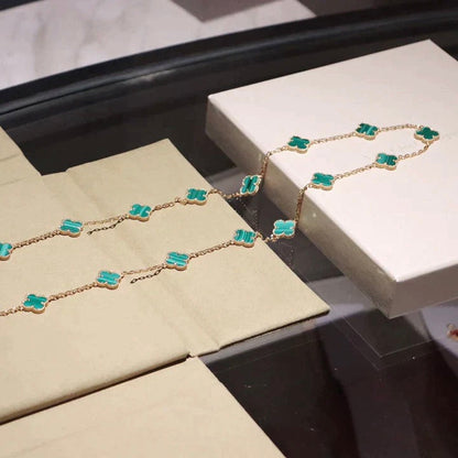 [⭐Aura ]CLOVER 20 MOTIFS MALACHITE GOLD