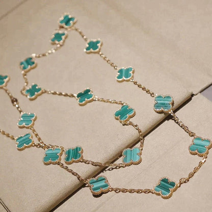 [⭐Aura ]CLOVER 20 MOTIFS MALACHITE GOLD