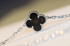 Aura CLOVER 20 MOTIFS ONYX DIAMANT SILBER