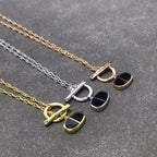 Aura CHAINE VERSO BLACK CERAMIC  NECKLACE