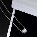 [⭐DORISW]ZERO 1 SILVER DIAMOND NECKLACE