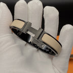 Aura H BRACELET 12MM BLACK BEIGE CERAMIC