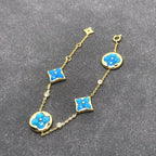Aura STAR AND SUN TURQUOISE 4 MOTIFS 3 DIAMONDS