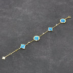Aura STAR AND SUN TURQUOISE 4 MOTIFS 3 DIAMONDS